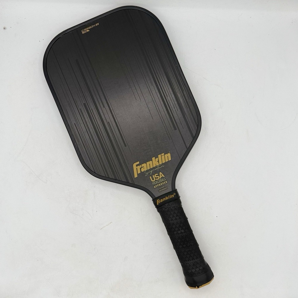 Franklin Signature Carbon STK 17mm Pickleball Paddle Carbon Fiber Control Used